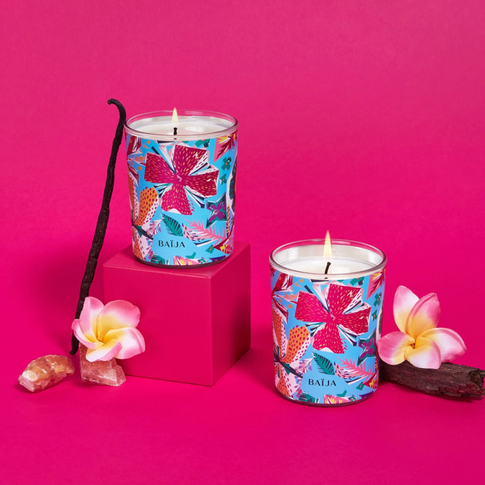 Île d'Azur - Bougie parfumée fleur de frangipanier vanille 180 g