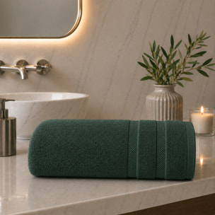 COTONE EGIZIANO Telo Bagno Spugna Lusso 530 gr_100x150_Evergreen
