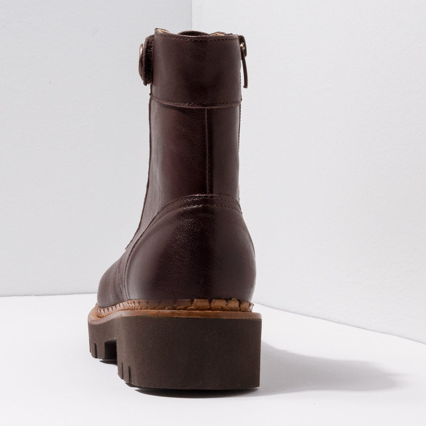 Botines S3161 MONTONE BROWN/BLAVER color Brown