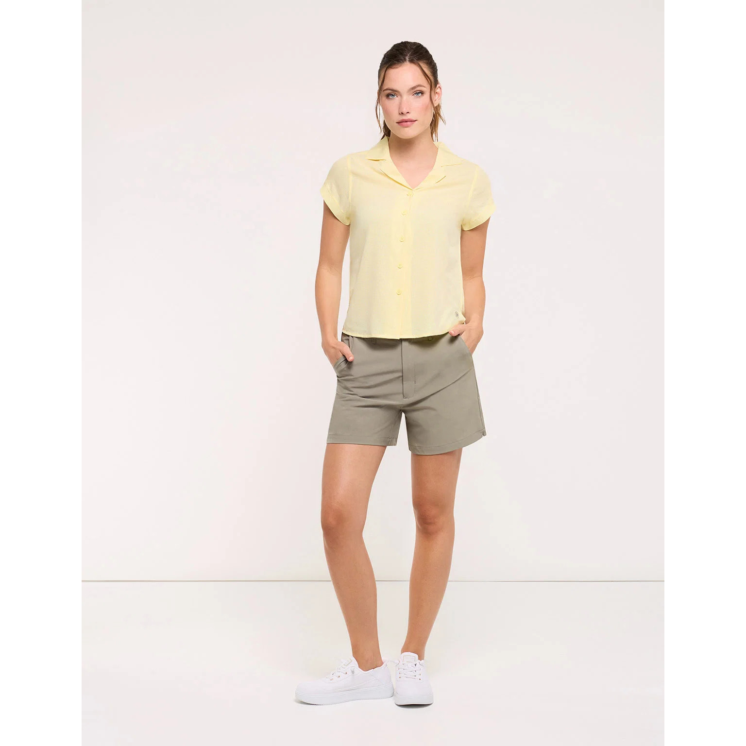 Camisa Manga Corta Amarillo - Nerini