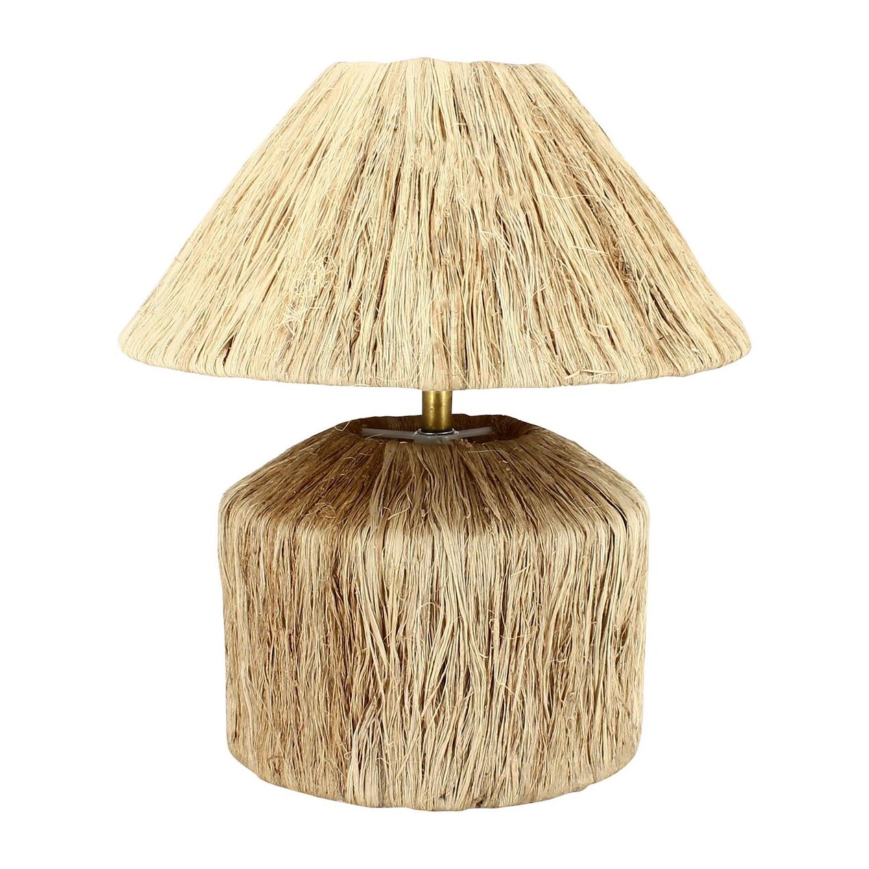 Lampe à poser en fibres naturelles h32cm KAYA