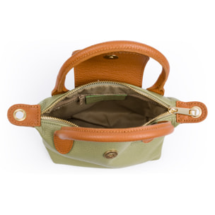 Baucina Borsa a mano Donna. Pelle autentica Dollaro.