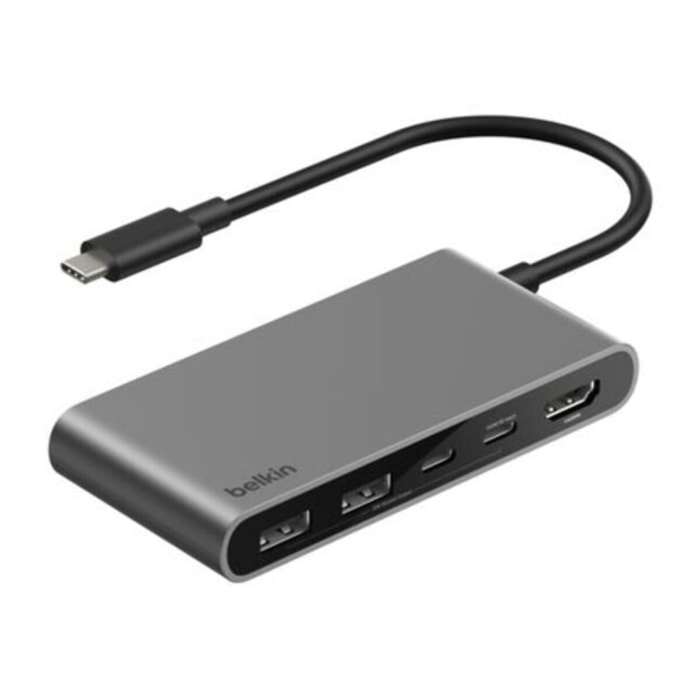 Hub BELKIN 5 en 1 multiport 100W Gris