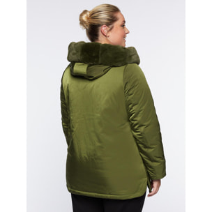 Fiorella Rubino - Parka imbottito con cappuccio - Verde