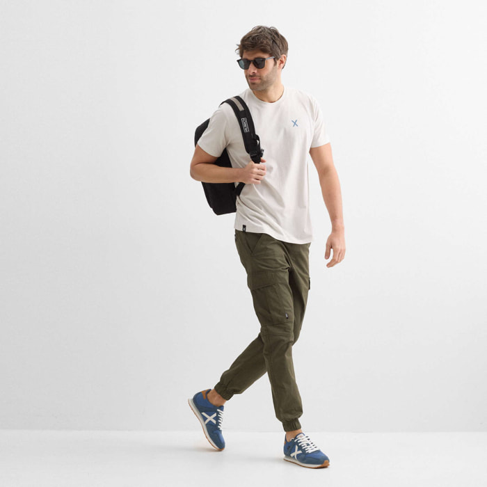 Camiseta regular MUNICH lifestyle de algodón orgánico gris