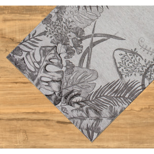 TAPPETO ARREDO AMAZZONIA GRIGIO PERLA ROTONDO DIAMETRO 100