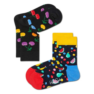 Calcetines kids 2-pack cherry _x000D_