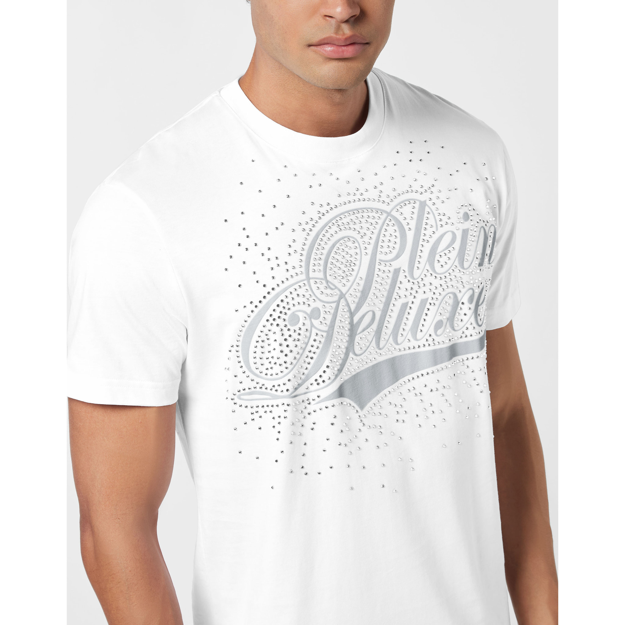 PHILIPP PLEIN Camiseta de cuello redondo y manga corta