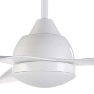 FORLIGHT Ventilador IP20 Nepal LED 14.5W 3000K Blanco brillante Blanco 950lm