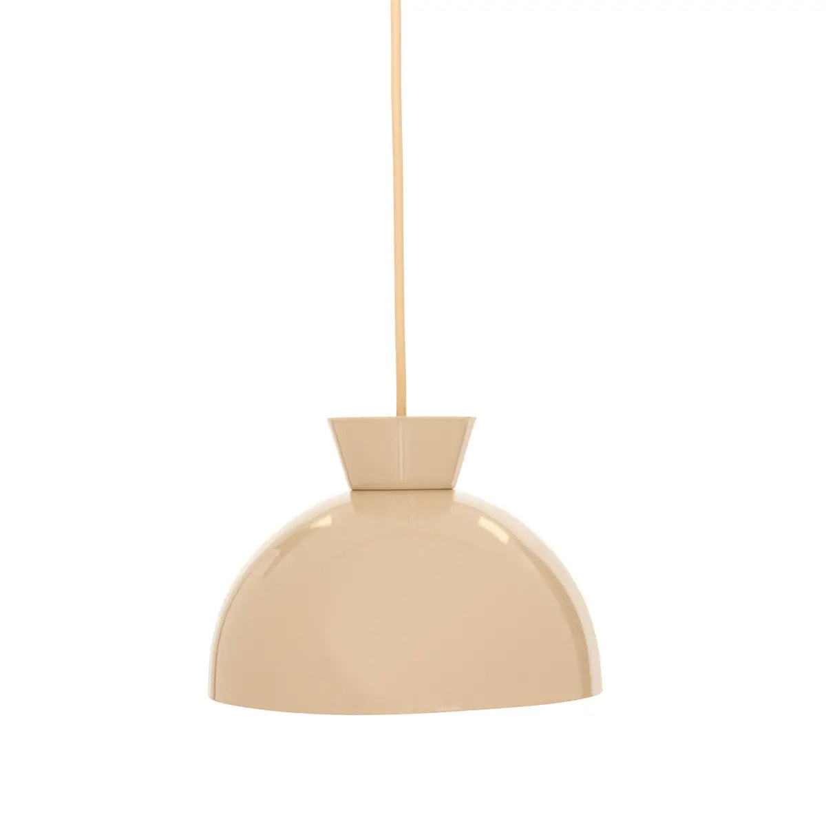 Suspension Lito ronde D.22cm beige