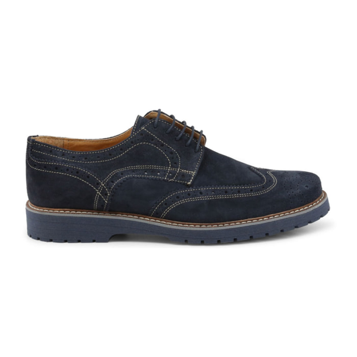 Zapatos Oxford para Hombre - Duca di Morrone Tancredi Suede Blue