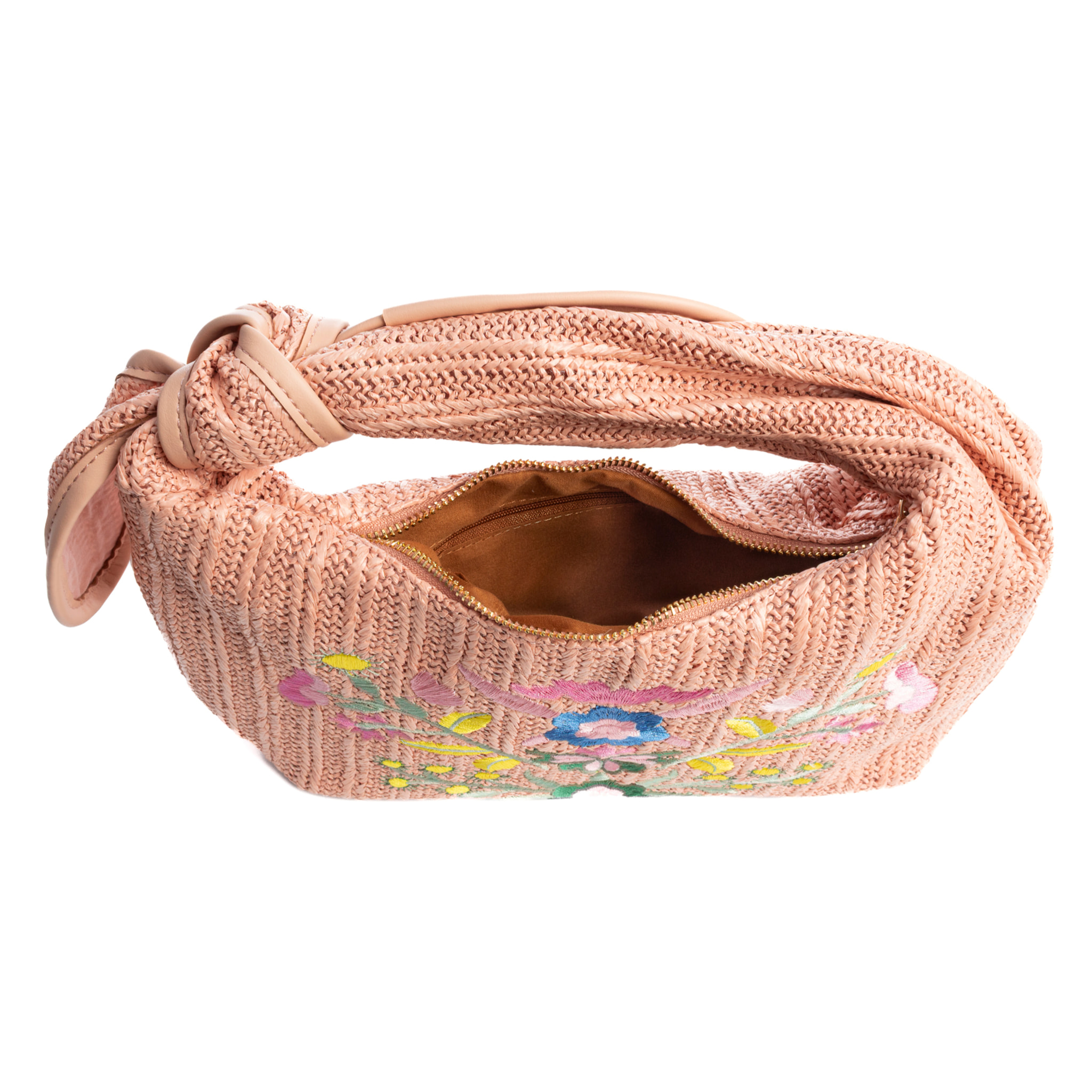 Bisagno Bolso de hombro Mujer. Fabricado en tela y piel sintética PU con diseño de flores.