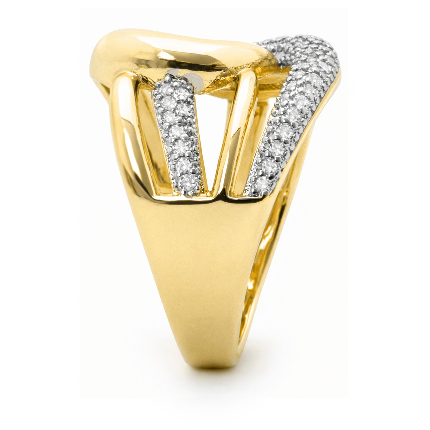 Anillo Nava acabado oro amarillo 18k