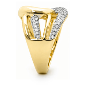 Anillo Nava acabado oro amarillo 18k