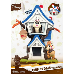 Chip e Chop Disney Figura Casa sull'Albero Diorama 16 cm Beast Kingdom