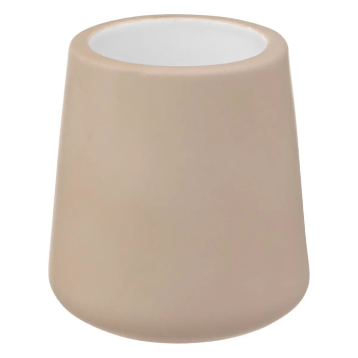 Brosse WC céramique "Colorama" beige naturel