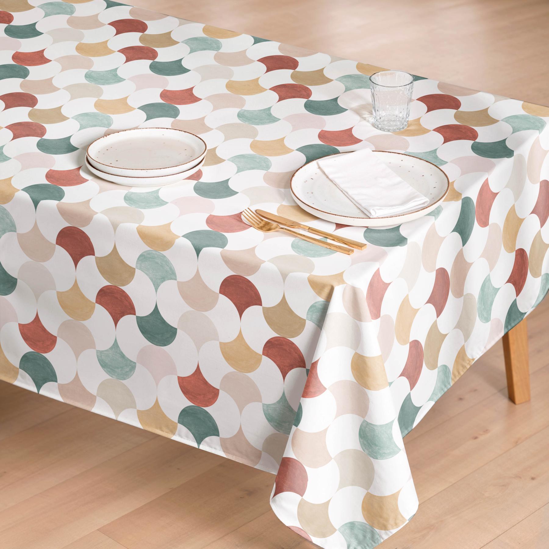 Nappe imprimée anti-taches MIREN MULTICOLOR