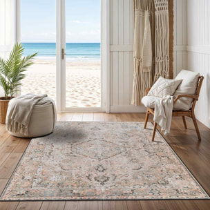 CLARA Alfombra Vintage Lavable