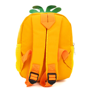 Mochila infantil con diseño de Piña. Con hombreras acolchadas, transpirables y ajustables.