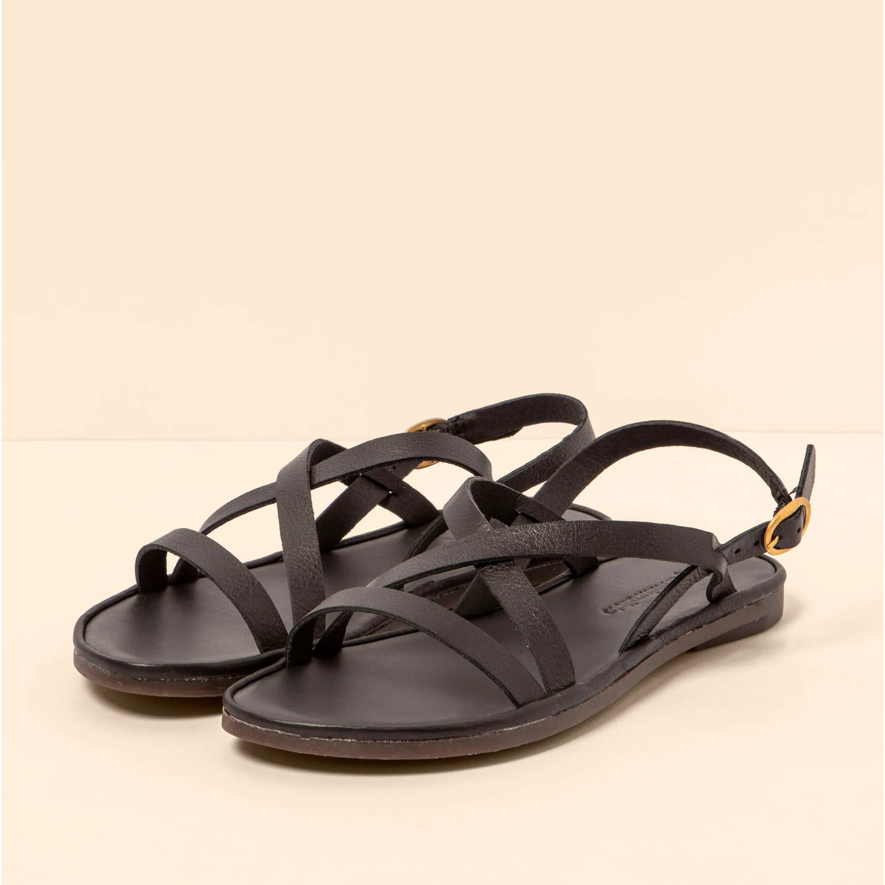 Sandalias N5694 SOFT NAPPA BLACK / TULIP color Black