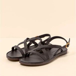 Sandalias N5694 SOFT NAPPA BLACK / TULIP color Black