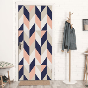 Stickers adhesivos de CERAMIKO - Chevron tricolor 50x100