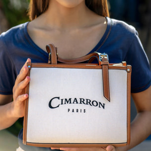 Bolso De Mano Cimarron Maddie Beige