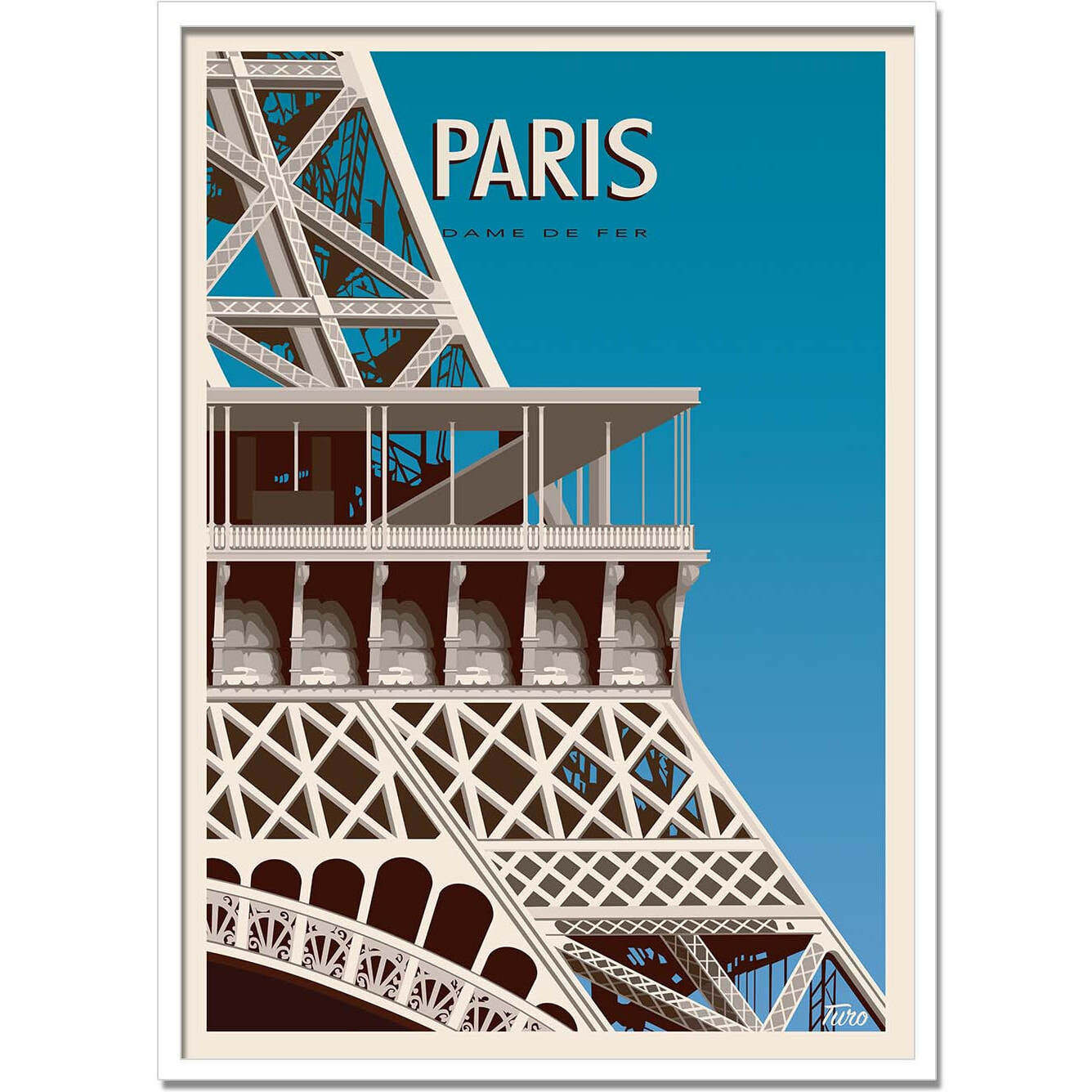 Affiche - Paris - TuroMemoriesStudio