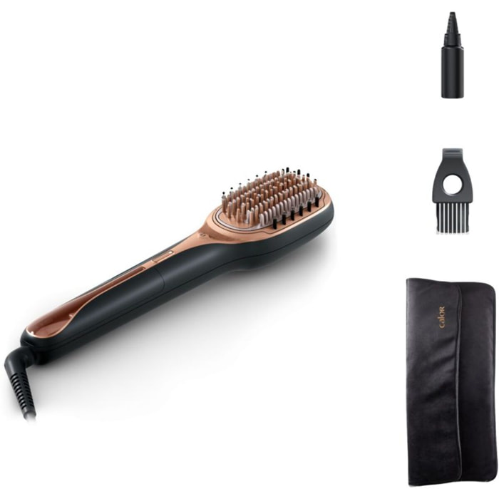 Brosse réparatrice et soin du cheveu CALOR CF9940C0 Hair therapist
