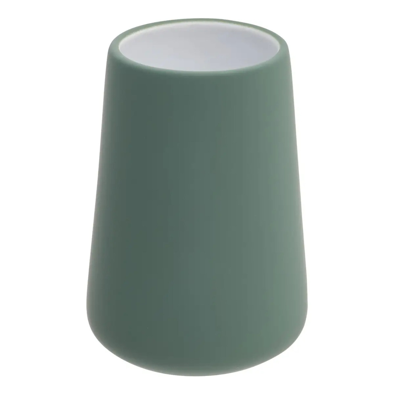 Porte-brosse à dents Colorama rond D.8xH.12cm vert