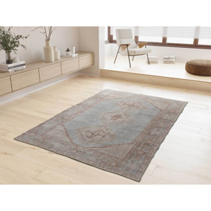 MANDALA Alfombra Ã©tnica en estilo vintage beige, varias medidas disponibles.