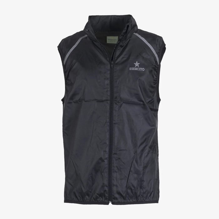 Gilet Esercito sport nero uomo