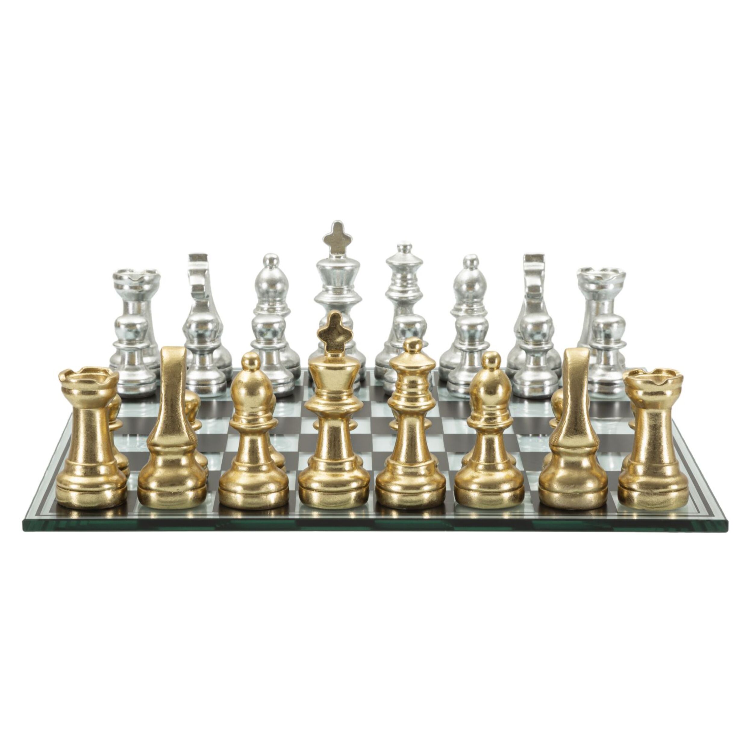 SET SCACCHIERA NERA/BIANCA CM 50,5X50,5X14
