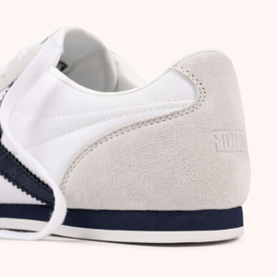 Sneaker Casual Blanca y Gris | MUNICH STEREO 03
