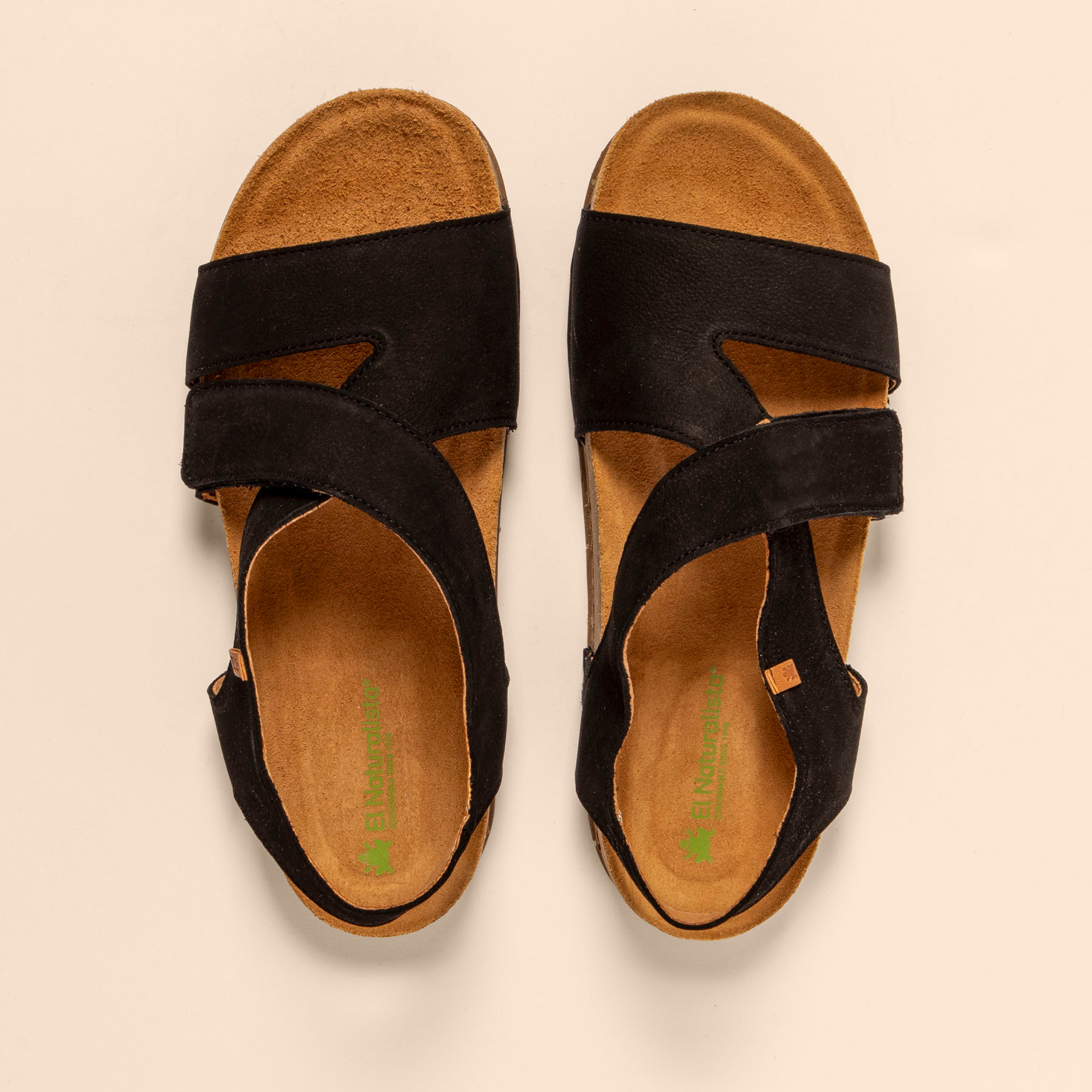 Sandalias N5799 NOBUCK LAVADO BLACK / BALANCE color Black
