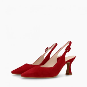 ZAPATOS DE SALÓN ROJOS JUCO