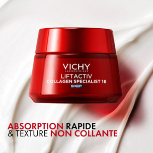 Liftactiv Collagen Spécialist - Crème de Nuit Anti-Rides et Anti-Tâches 50 ml