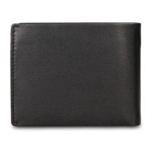 Portafoglio uomo in vera pelle - Modello Erebus Prime - Casual - 12.0 x 9.5 x 3.0 cm