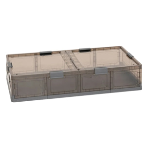 Boîte de rangement "Fold n Box" en plastique 55L