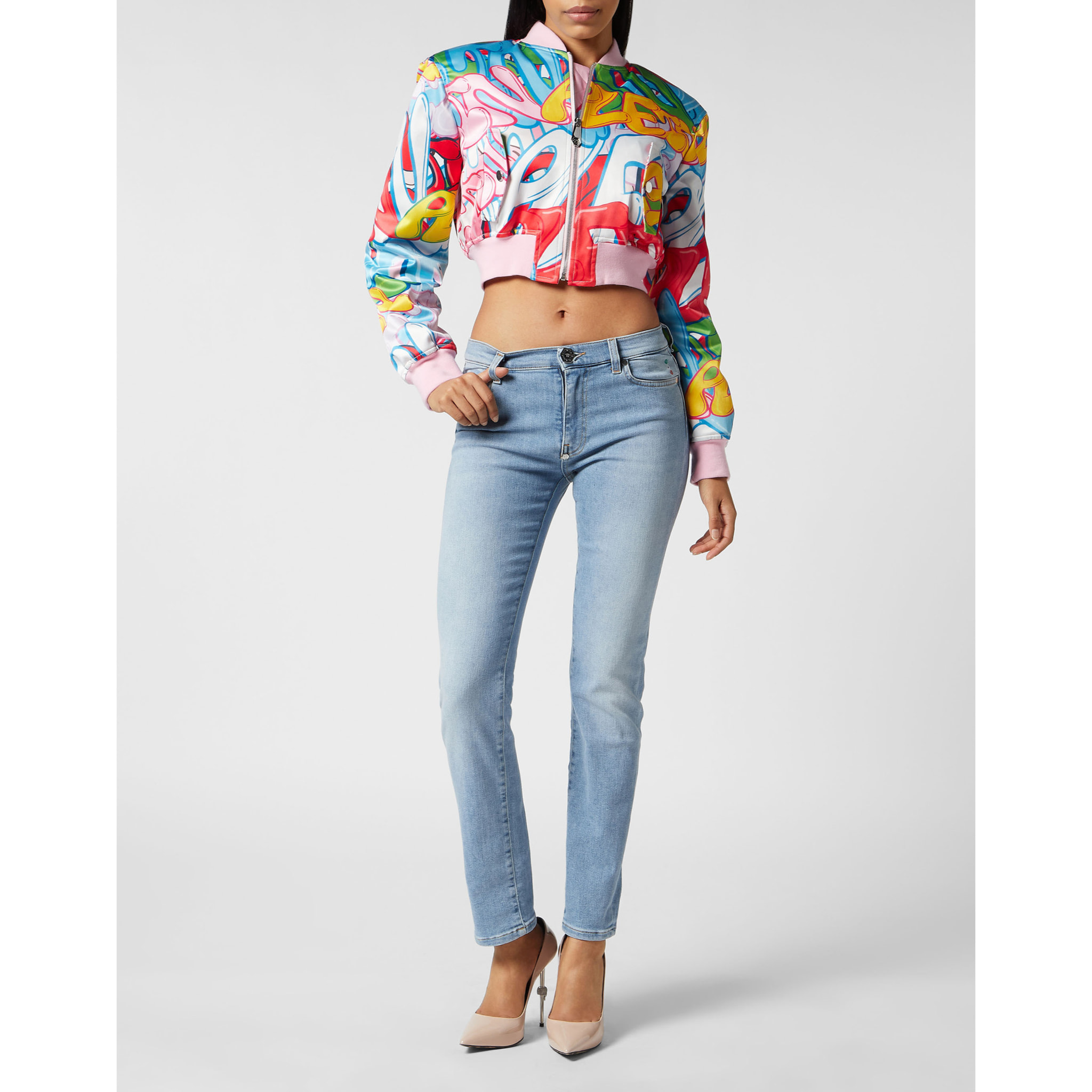 PHILIPP PLEIN Bomber BOMBING GRAFFITI