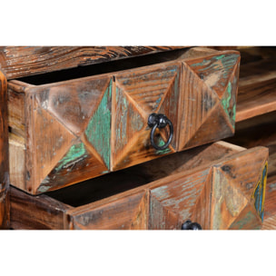 Mueble tv - madera reciclada - 155x40x55cm