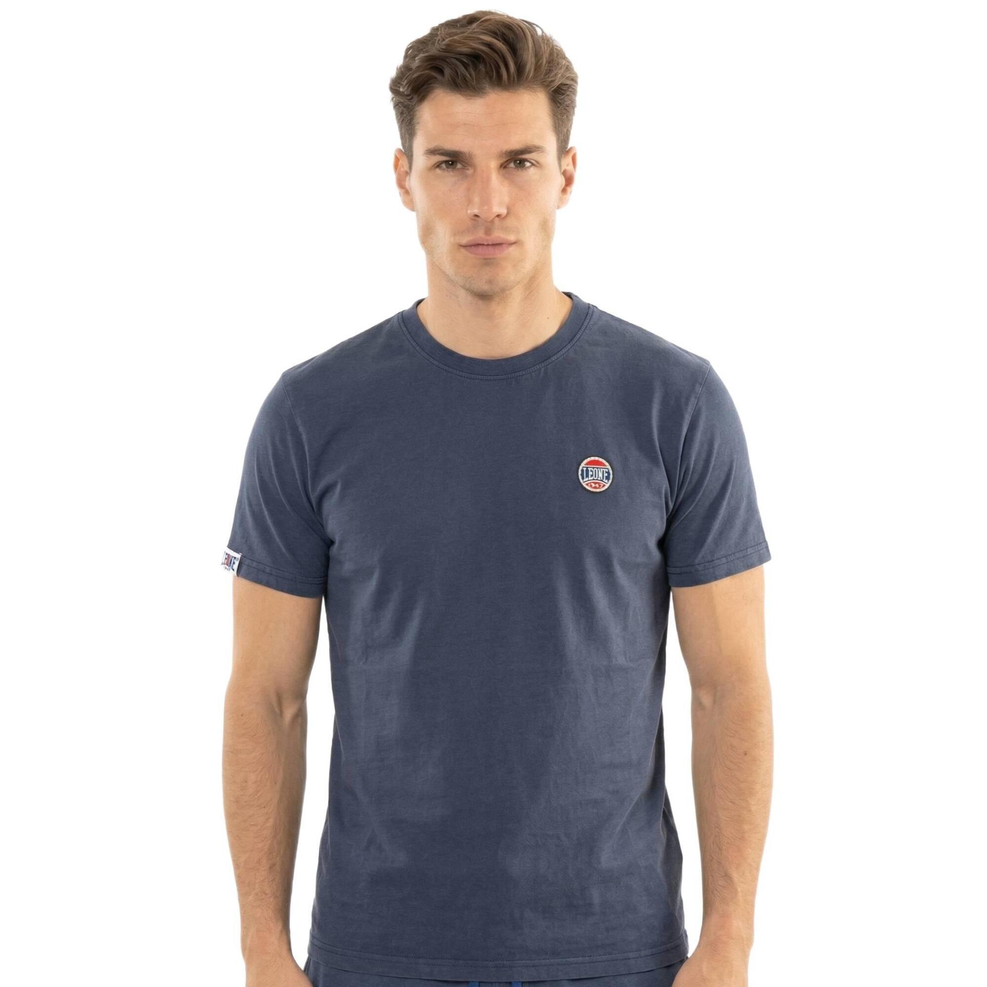 Camiseta de manga corta para hombre con lavado pastel