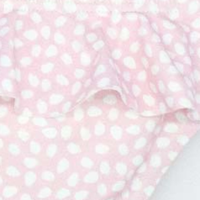 CULETÍN ROSA CON MOTAS BLANCAS