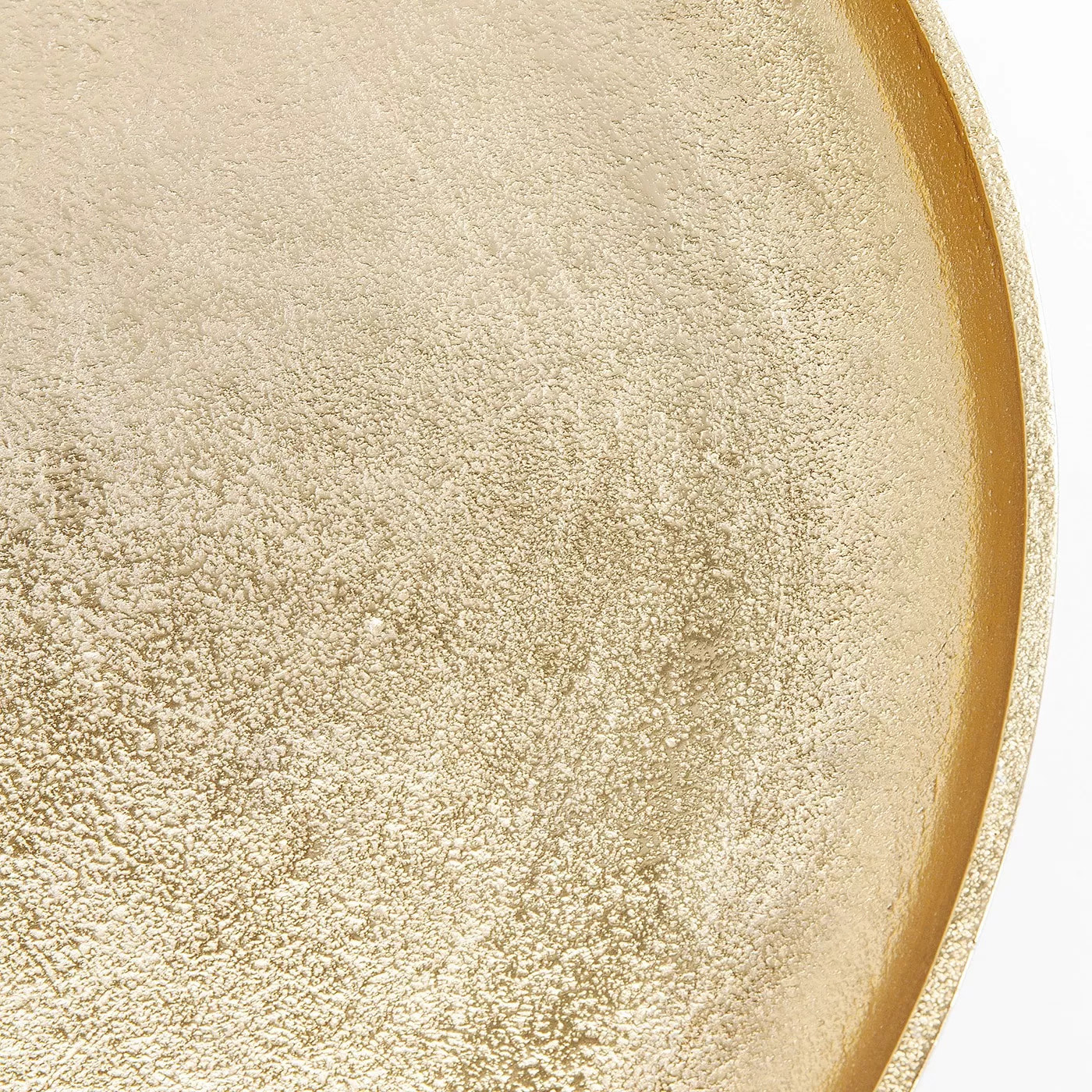 Table d'appoint Uno dorée 45cm Kare Design