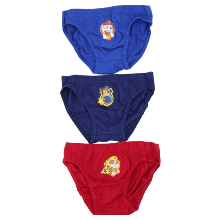 Set di 3 Mutandine slip Paw Patrol Lui Paw Multicolor