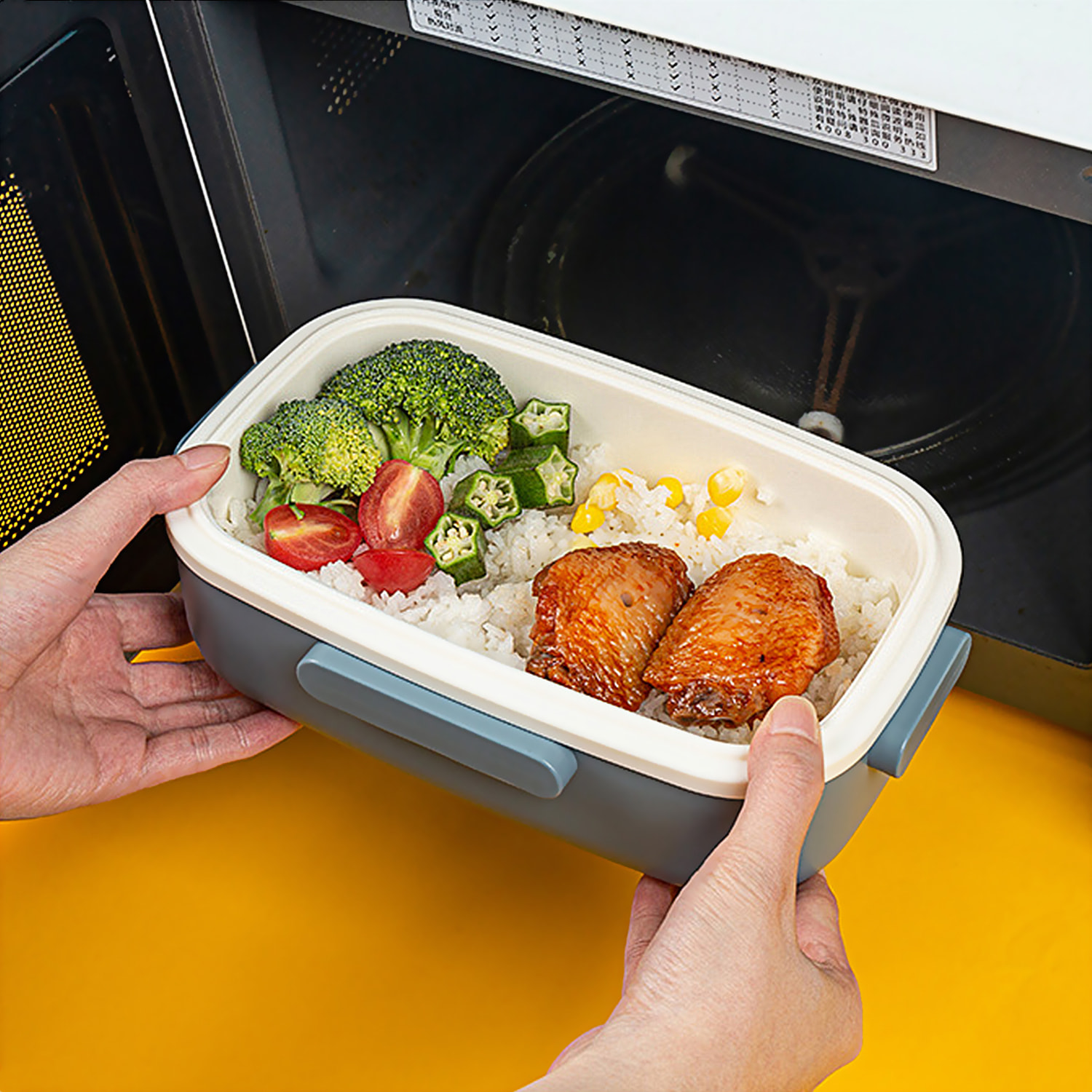 Lunch box ermetico isolato e indicatore di temperatura del cibo. 1000 ml, mantiene il calore più a lungo.