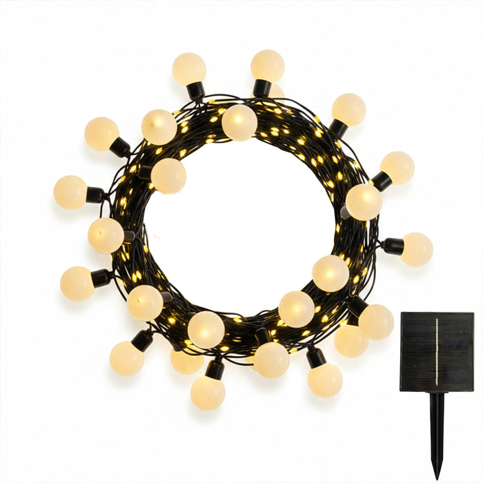 Guirlande solaire BILLY 40 multi LED 10M