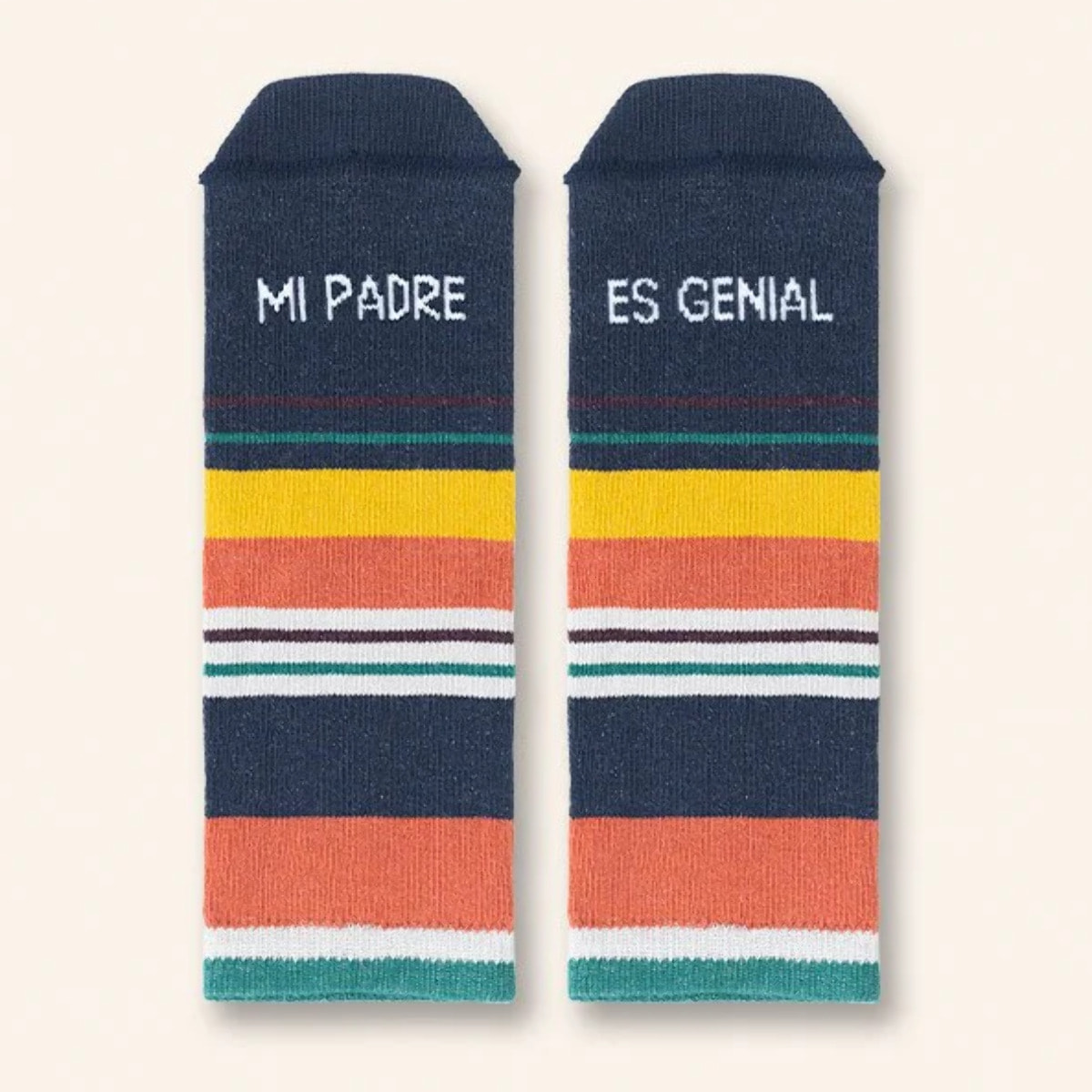Mini Calcetines "Mi padre es genial" talla 23-26