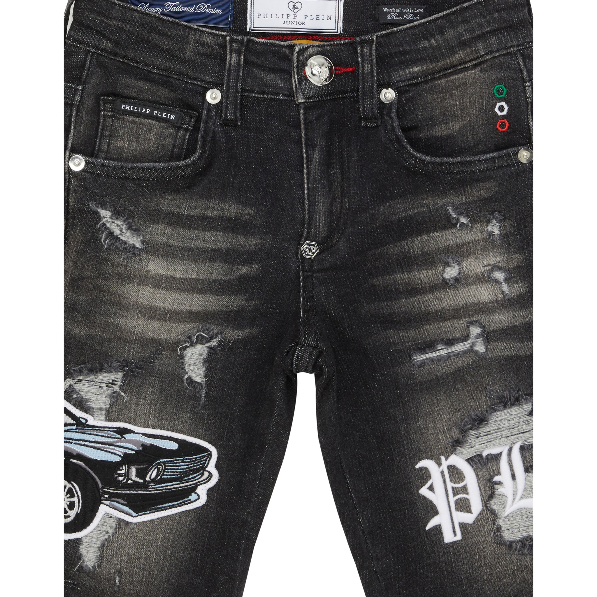 PHILIPP PLEIN SHORTS VAQUEROS FERMENTERA RACING
