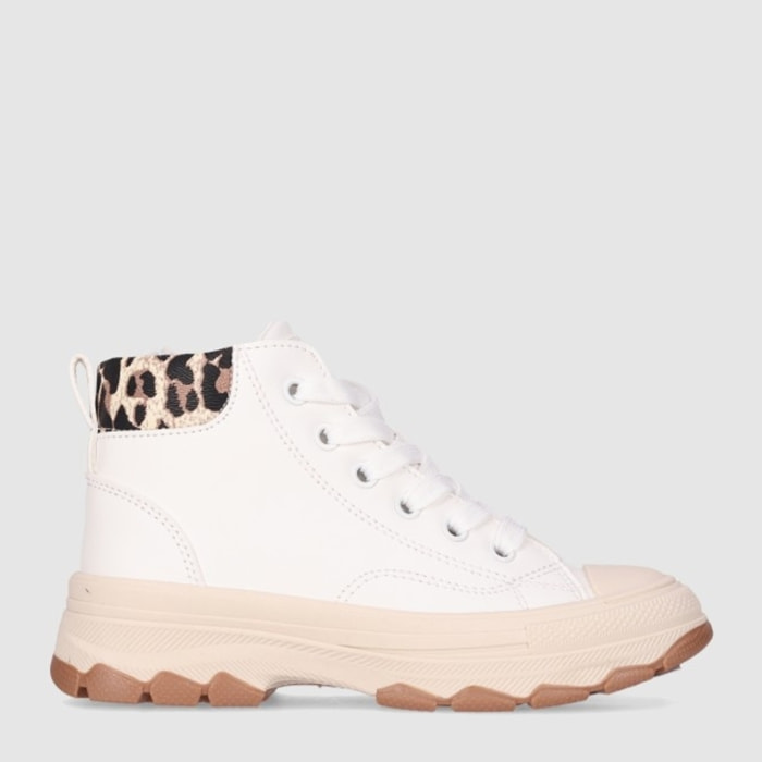 Deportivos - Blanco - Tacón: Bajo